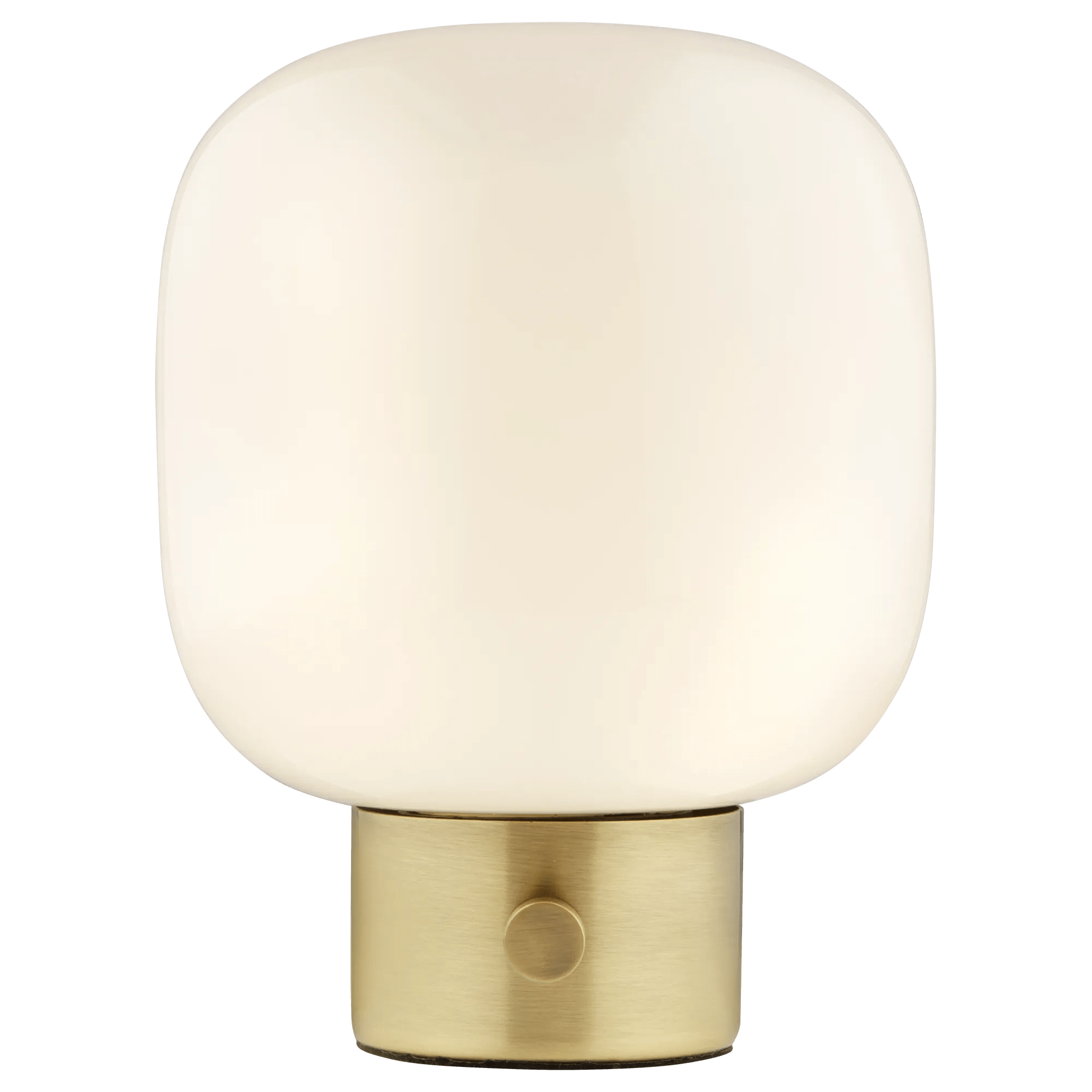 Glass and Metal Table Lamp