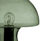 Green Glass Mushroom Table Lamp