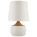 Ceramic and Wood Table Lamp
