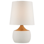 Ceramic and Wood Table Lamp