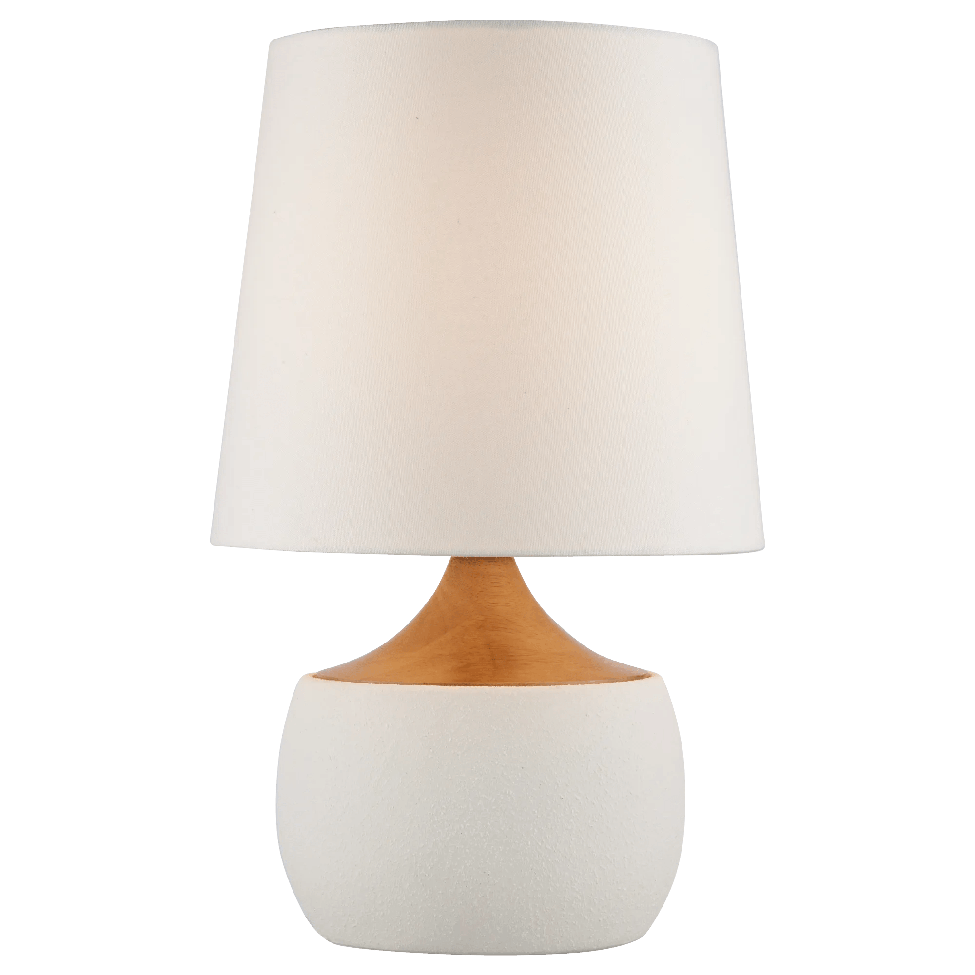 Ceramic and Wood Table Lamp