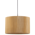 Ribbed Wood Ceiling Lamp