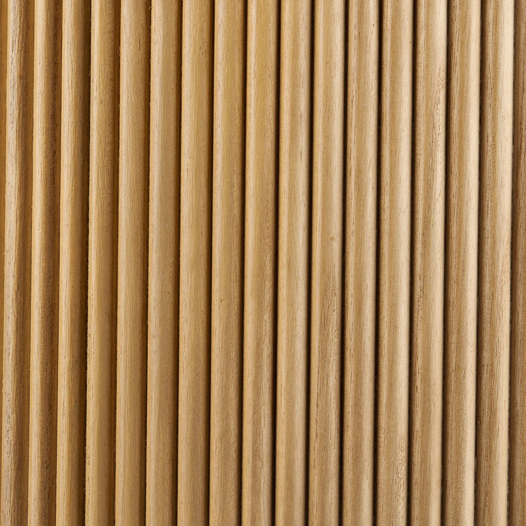 Ribbed Wood Ceiling Lamp