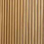 Ribbed Wood Ceiling Lamp