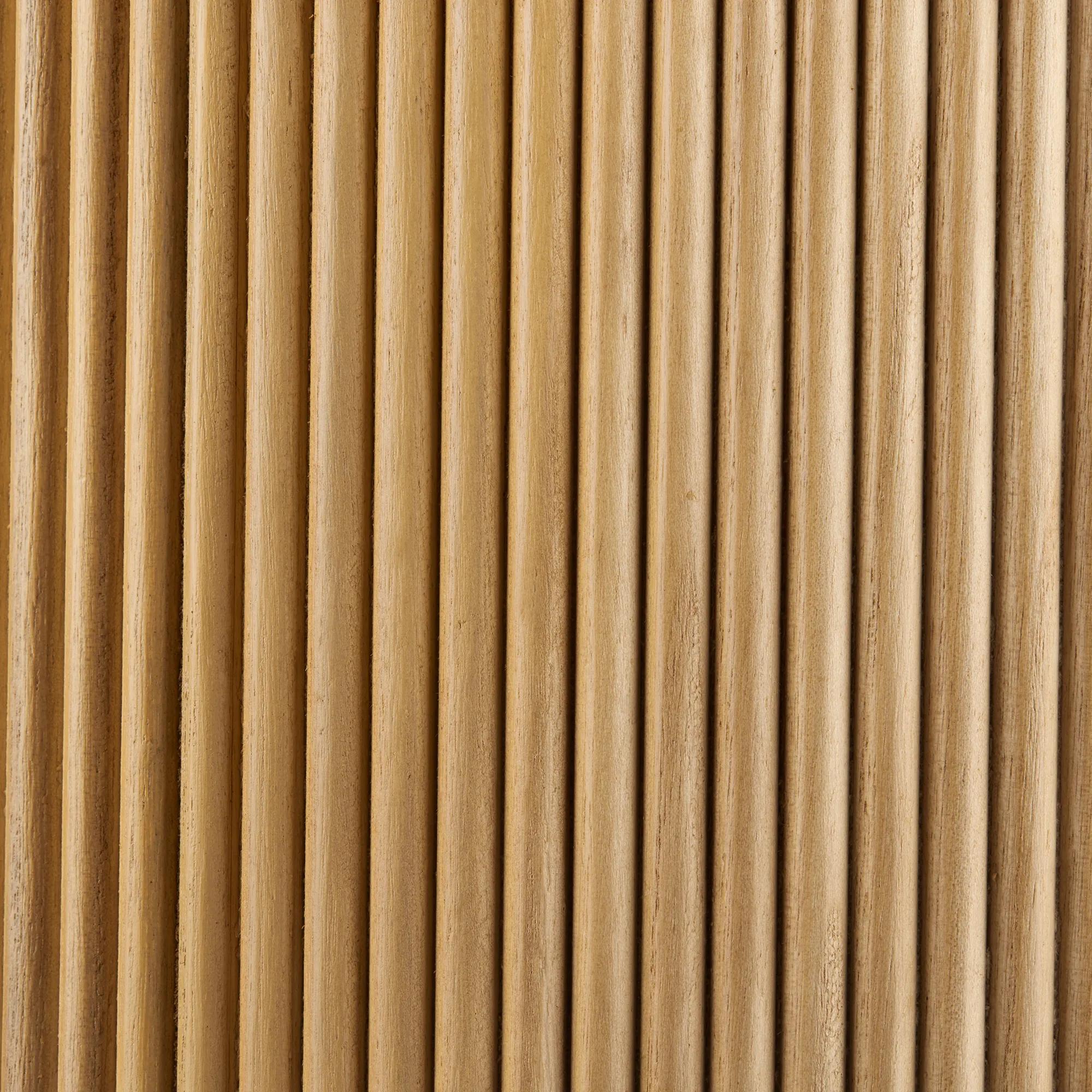 Ribbed Wood Ceiling Lamp