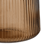 Glass Ribbed Table Lamp