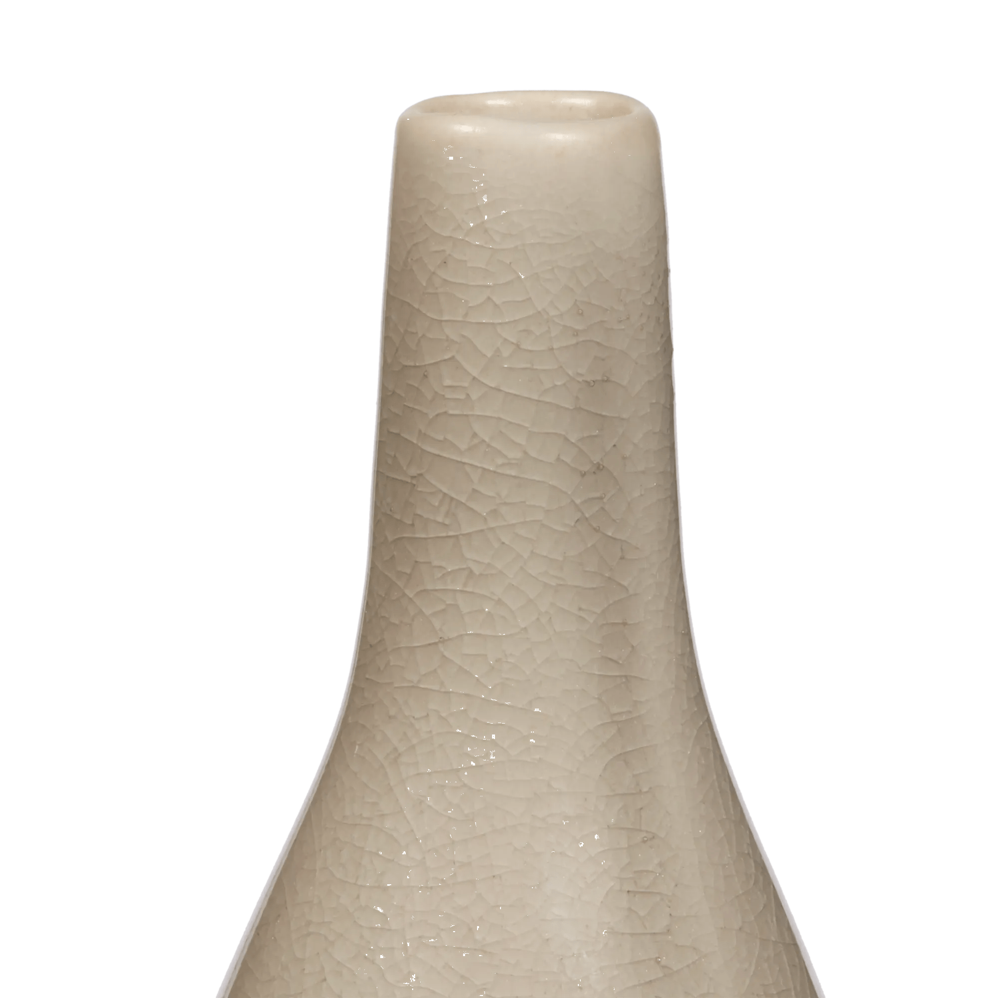 Small Ceramic Beige Vase