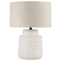 Ceramic Ribbed Table Lamp