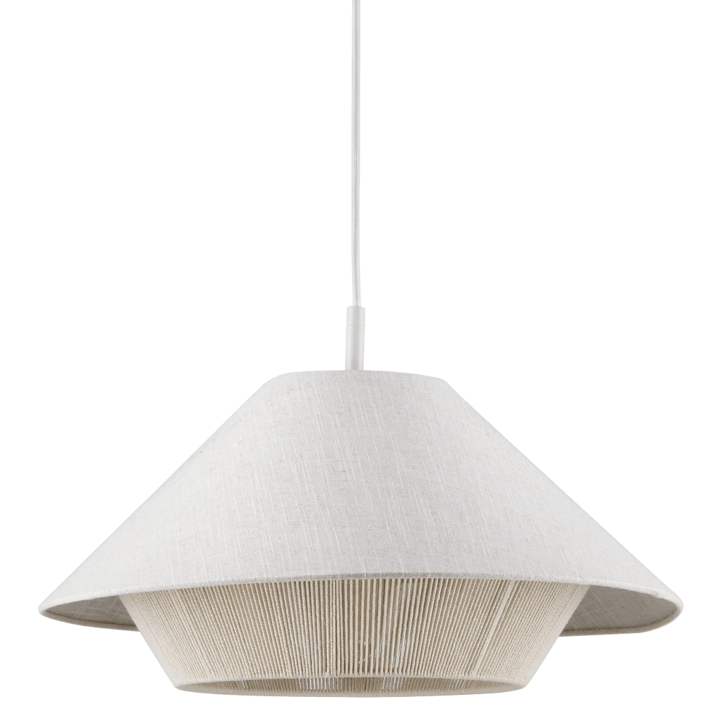 Linen and Rope Ceiling Lamp