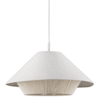 Linen and Rope Ceiling Lamp