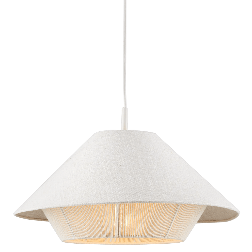 Linen and Rope Ceiling Lamp