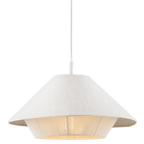 Linen and Rope Ceiling Lamp
