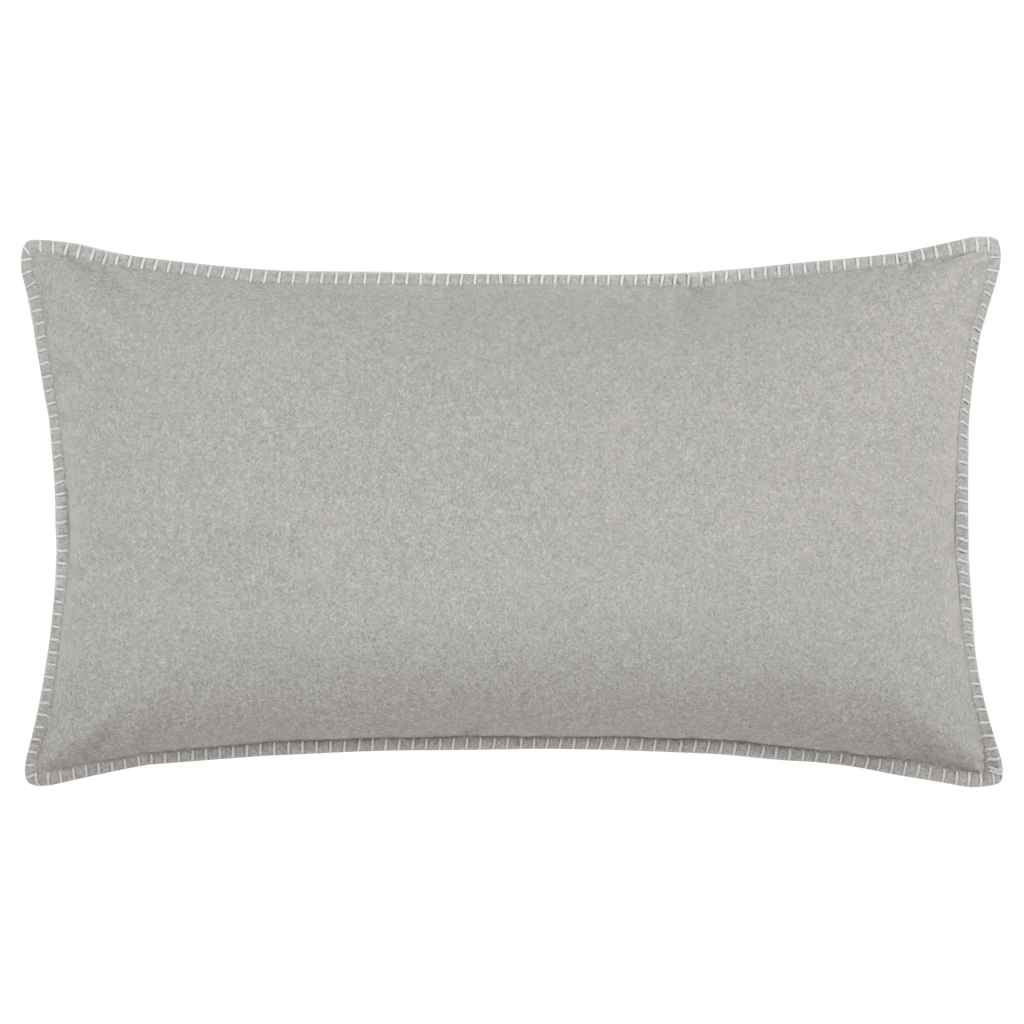 Grey Waverly Decorative Lumbar Pillow