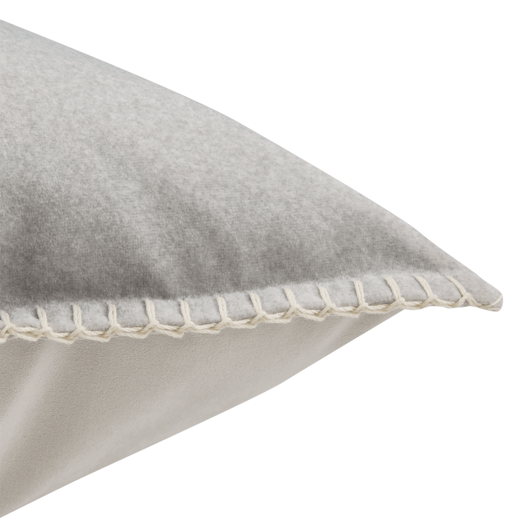 Grey Waverly Decorative Lumbar Pillow