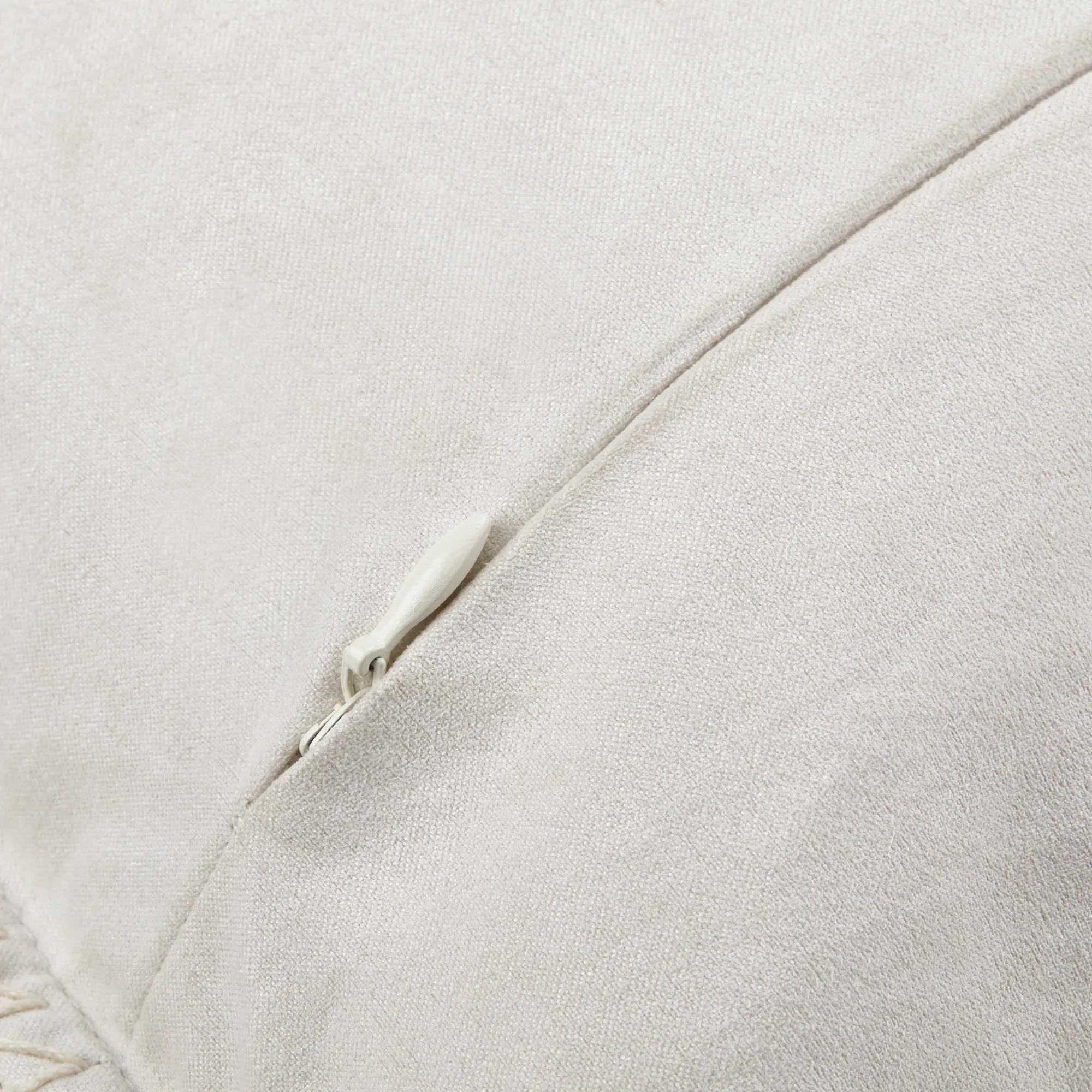 Beige Waverly Decorative Lumbar Pillow