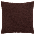 Brown Doodle Boucle Decorative Throw Pillow