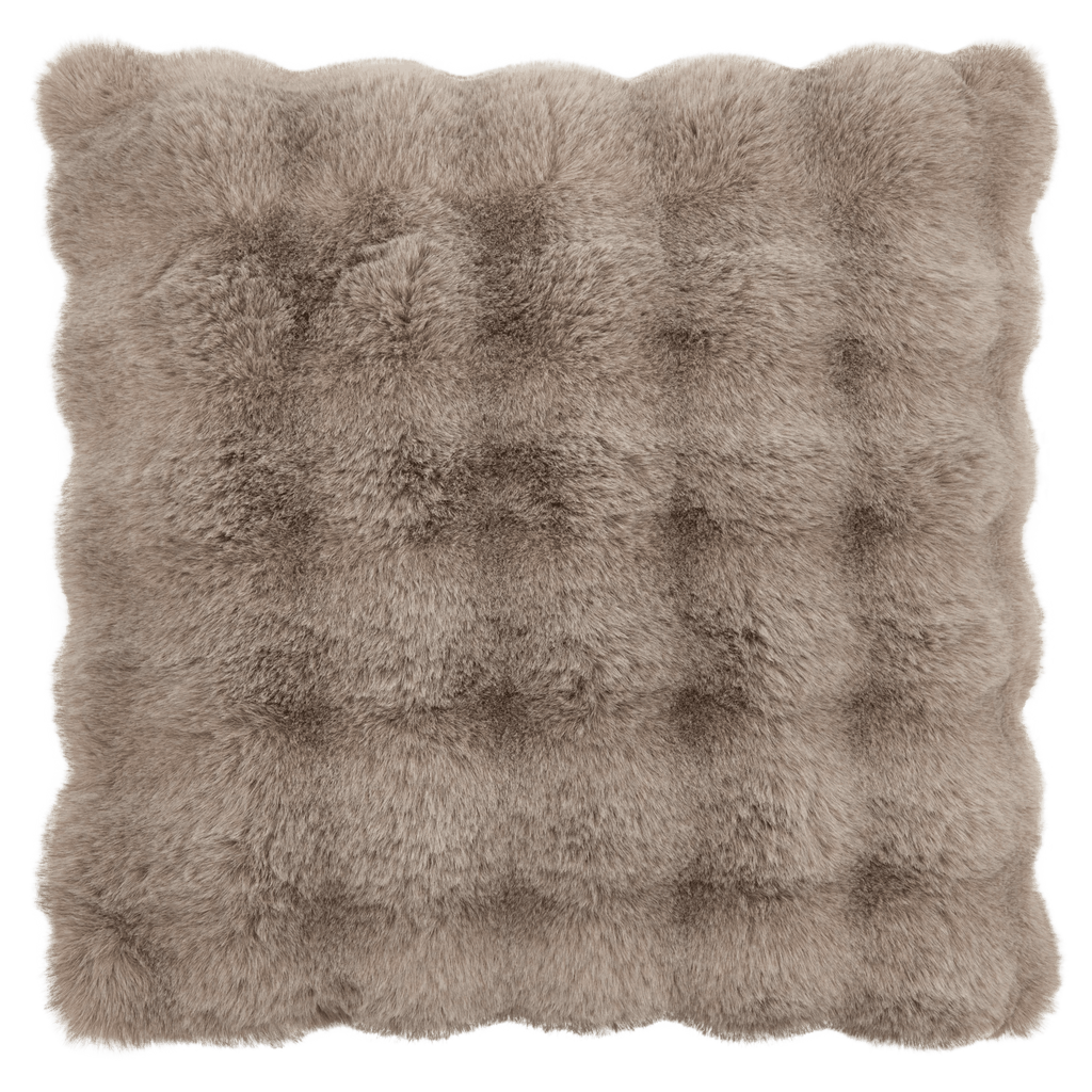 Bubble Faux Fur Decorative Pillow