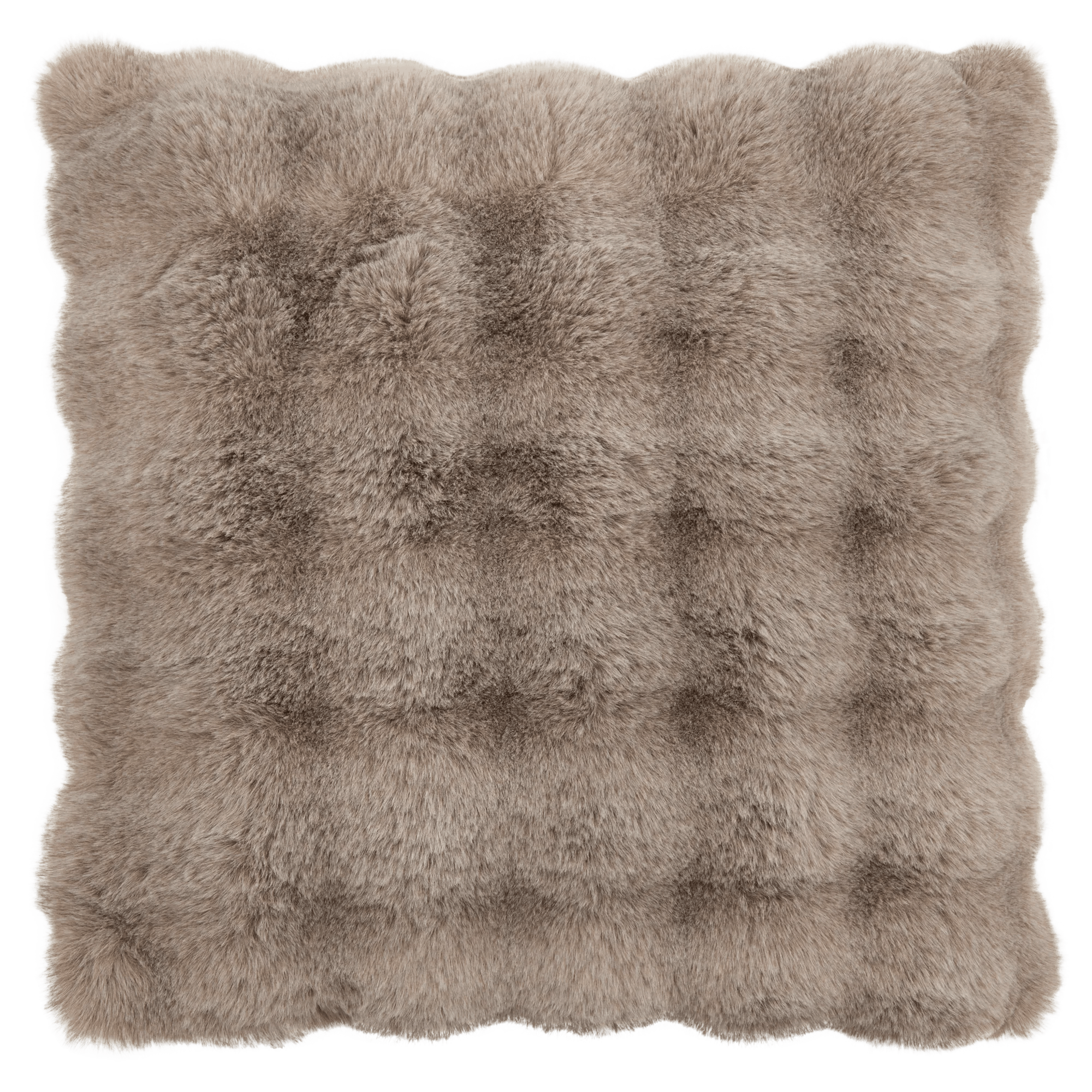 Bubble Faux Fur Decorative Pillow