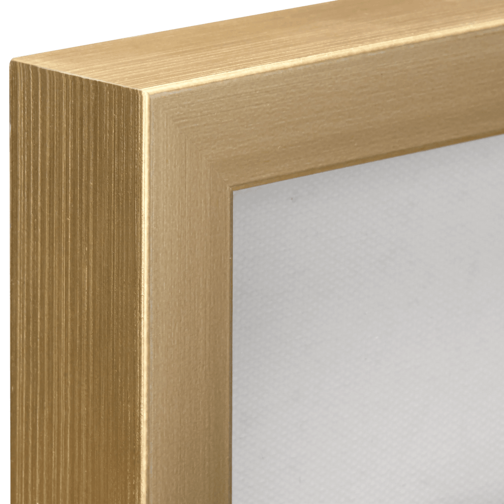 Man & Woman Silhouette Gold Wall Art