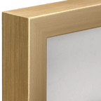 Man & Woman Silhouette Gold Wall Art