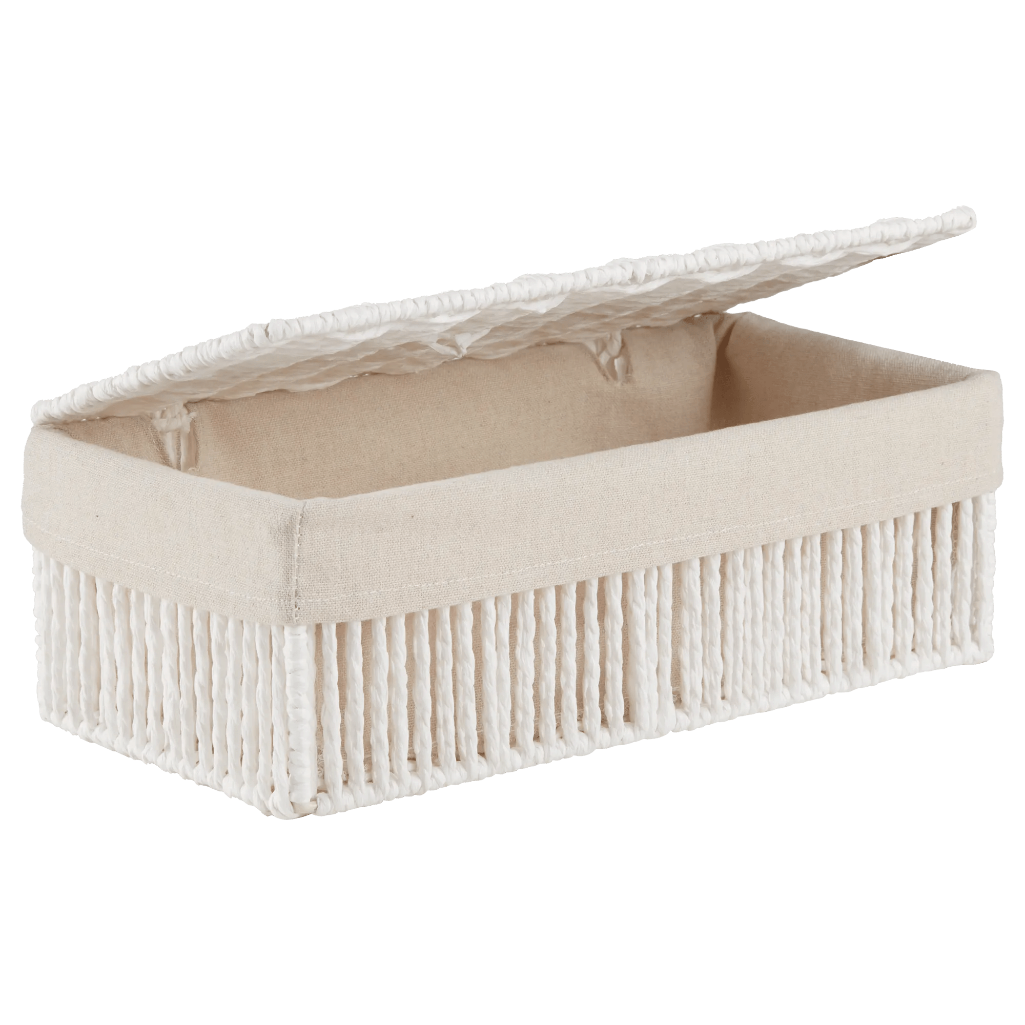 Linen Basket with Lid