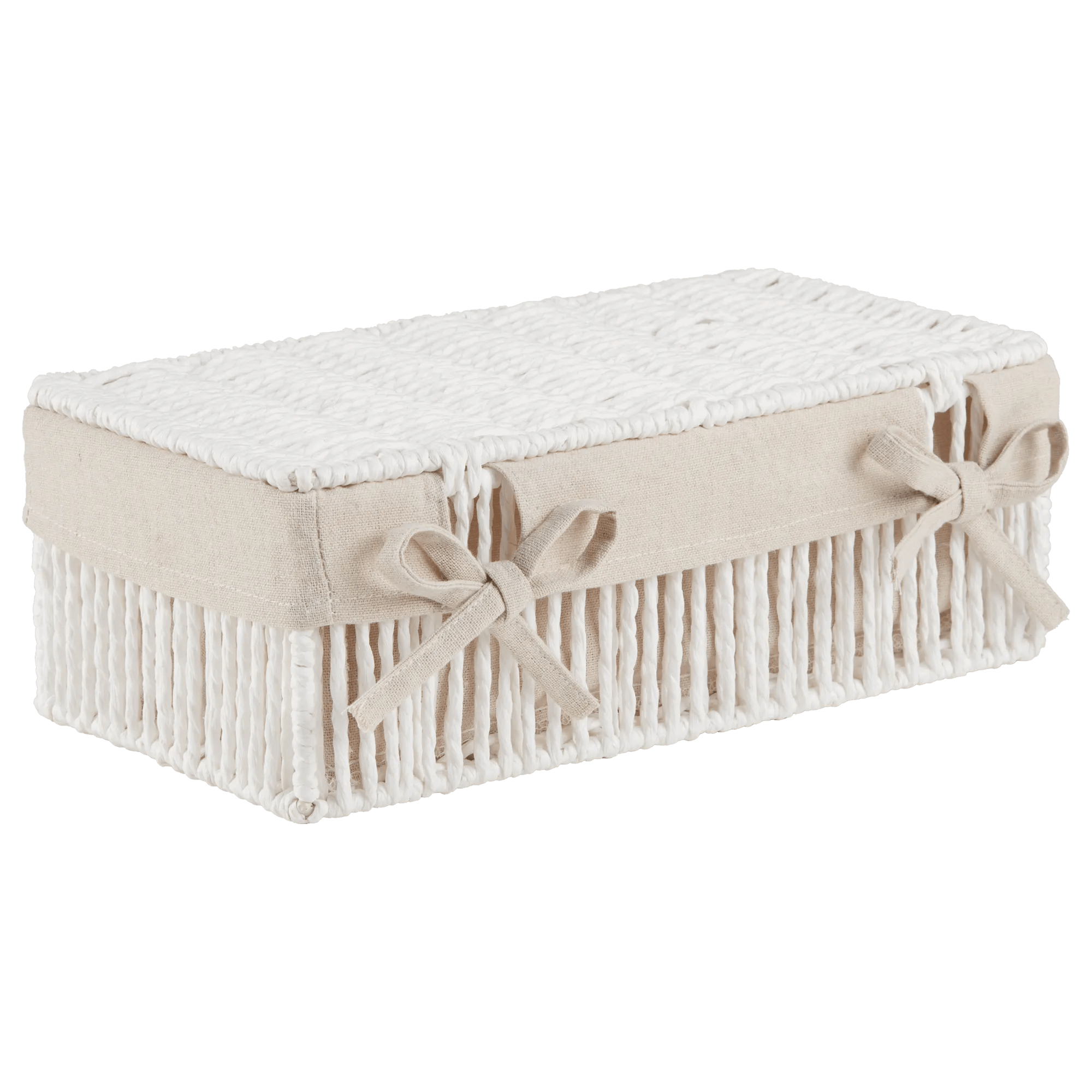 Linen Basket with Lid