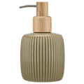Ribbed Ceramic Soap Pump Dispenser