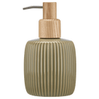Ribbed Ceramic Soap Pump Dispenser