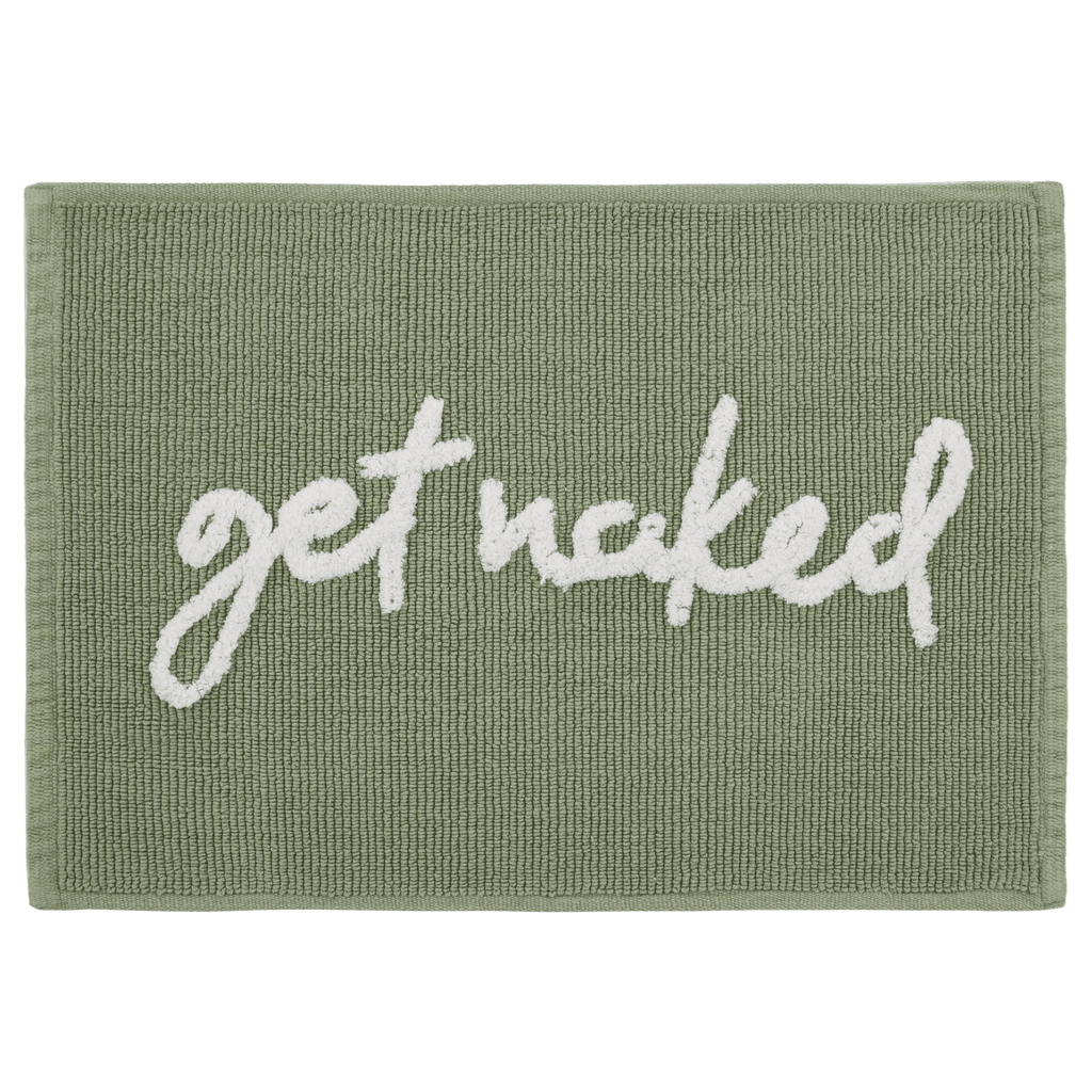 Green Get Naked Bath Mat