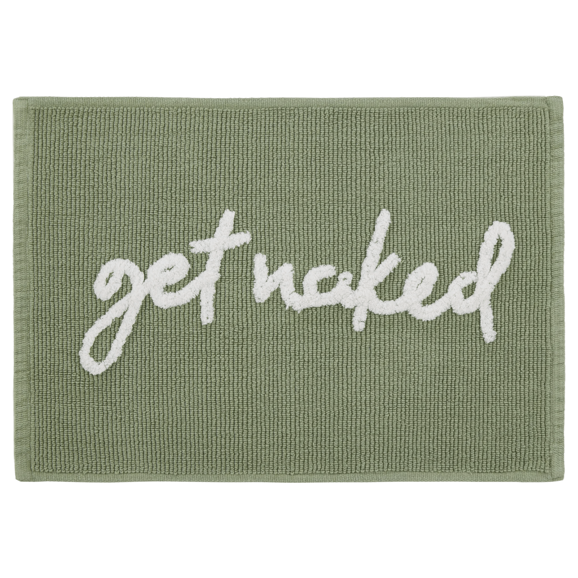 Green Get Naked Bath Mat