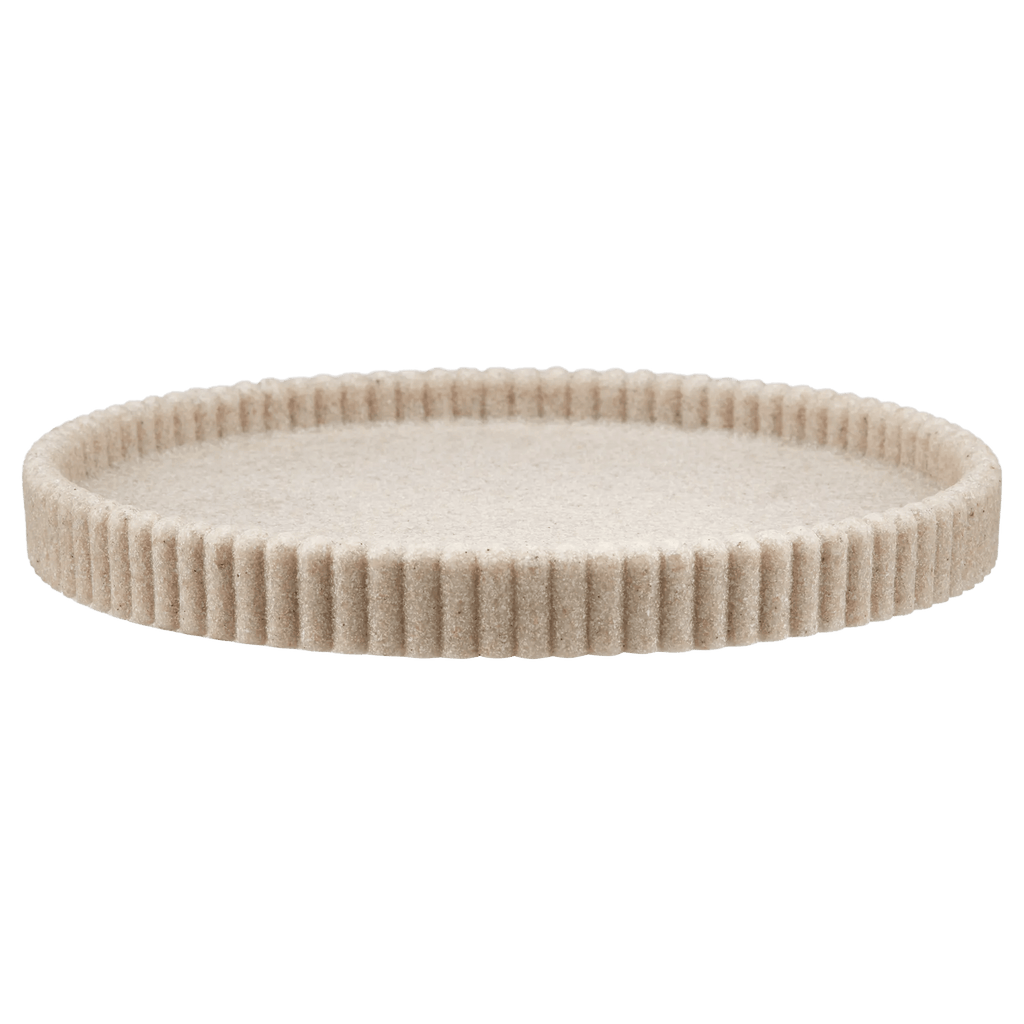 Sand Ribbed Tray