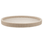 Sand Ribbed Tray
