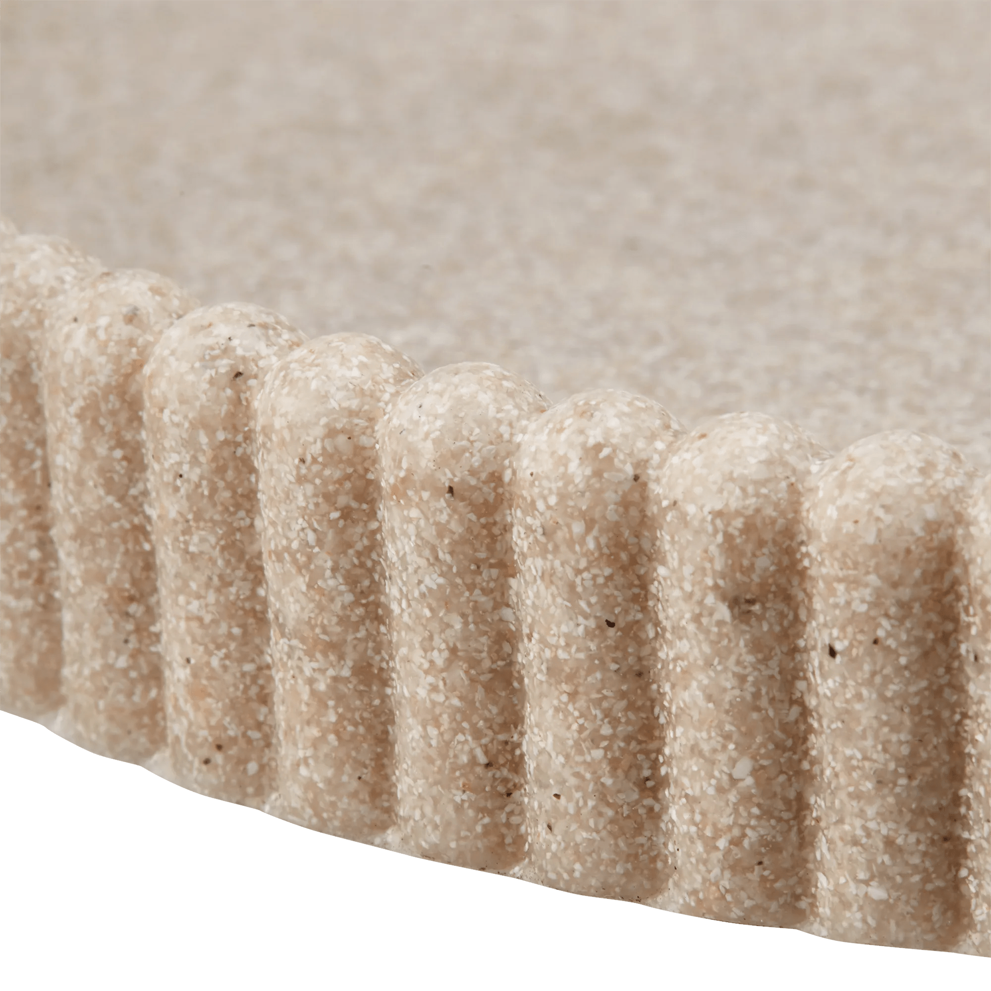 Sand Ribbed Tray