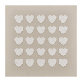 Hearts on Linen Canvas