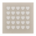 Hearts on Linen Canvas