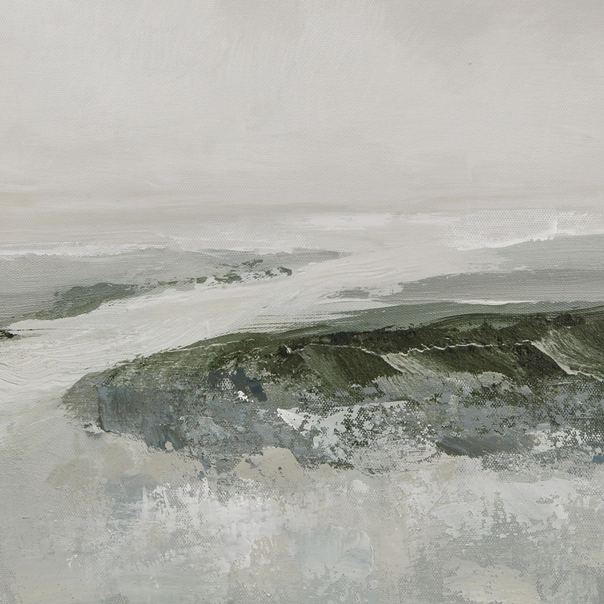 River Landscape Framed Art