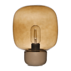 Glass and Ceramic Table Lamp