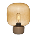 Glass and Ceramic Table Lamp