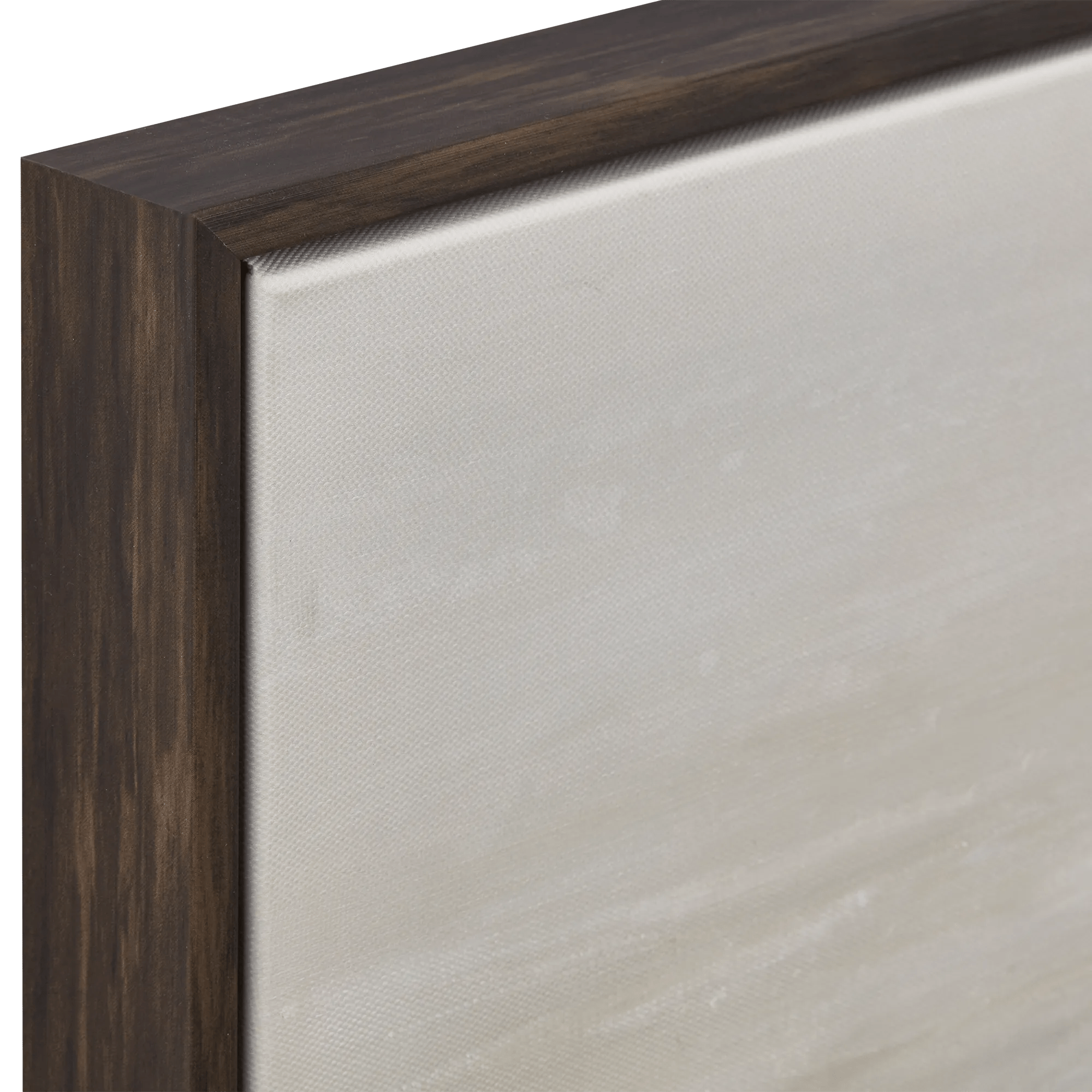 Neutral River Landscape Framed Art