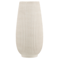 Ribbed Ceramic Table Vase