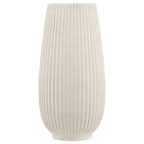 Ribbed Ceramic Table Vase