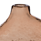 Uneven Pink Glass Vase