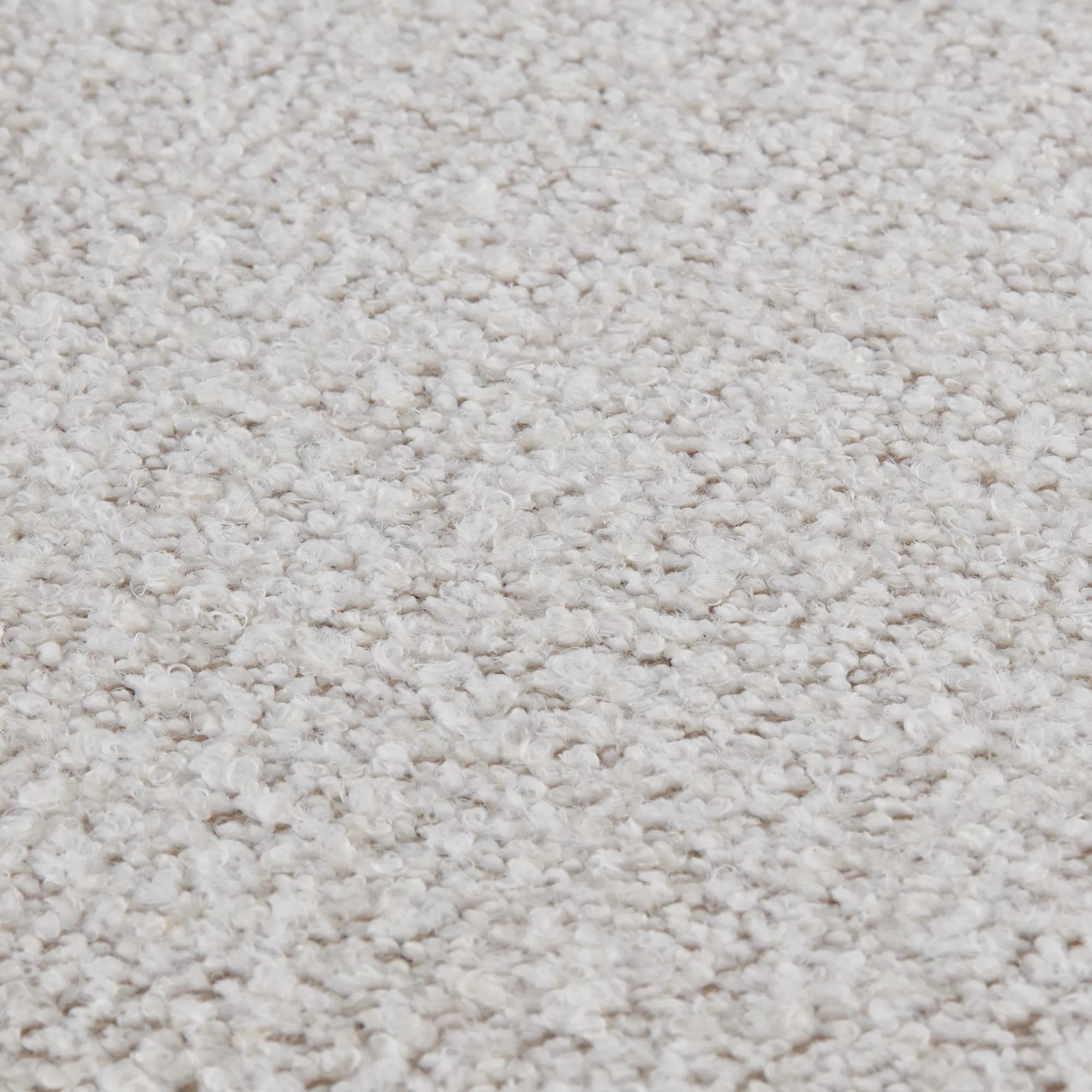 Fabric and Wood Ottoman with Storage