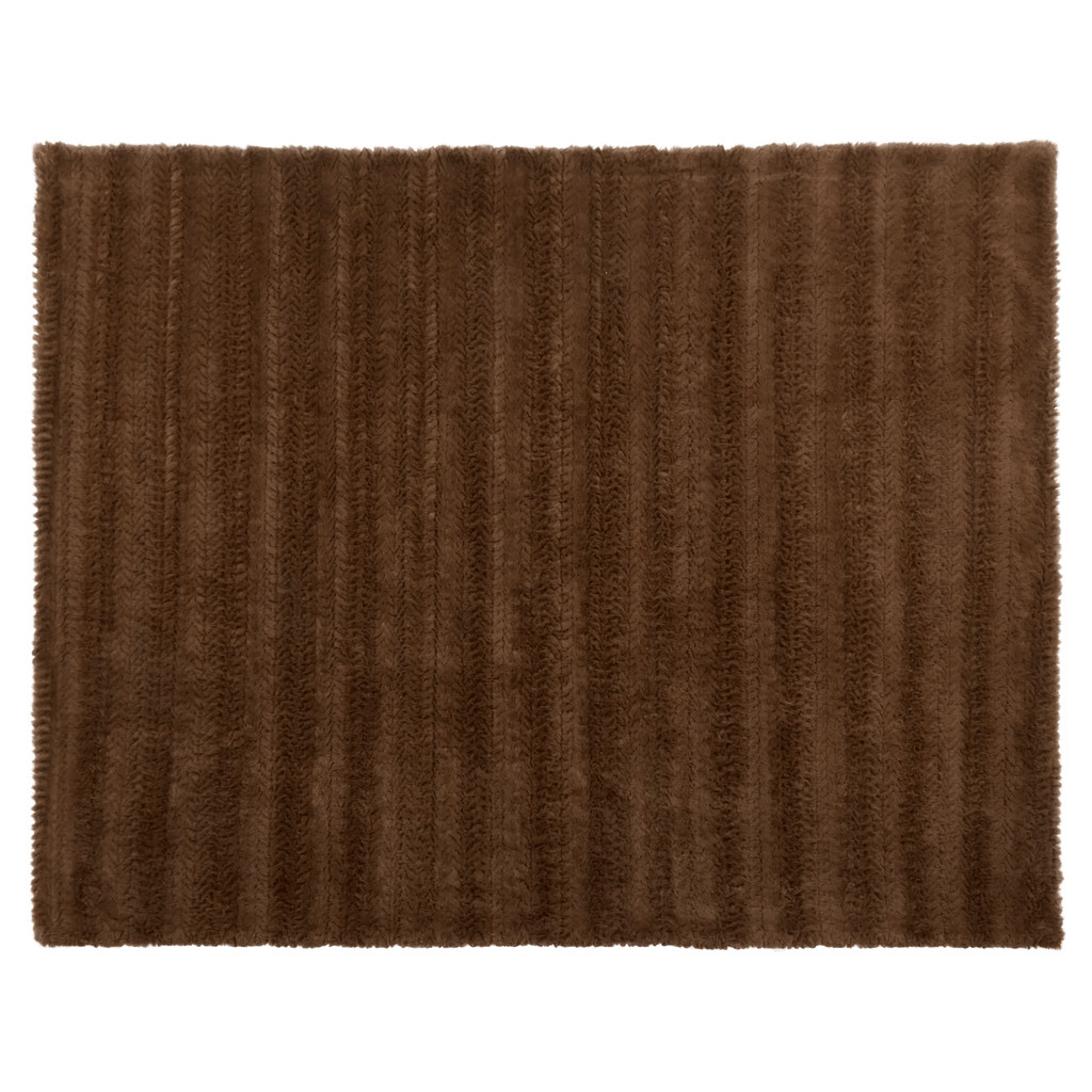 Brown Ellyn Faux Fur Throw