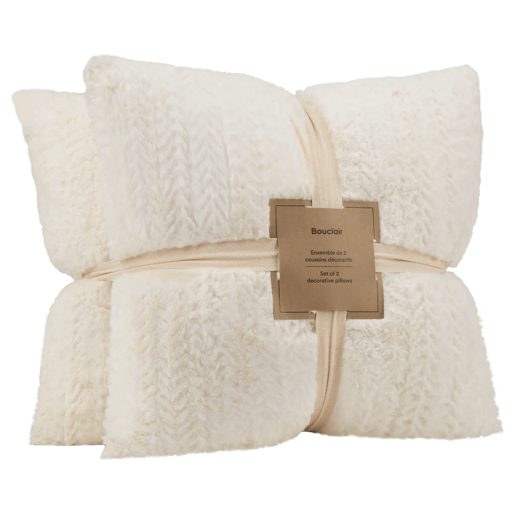 Off White Set of 2 Ellyn Decorative Pillow