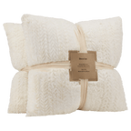 Off White Set of 2 Ellyn Decorative Pillow