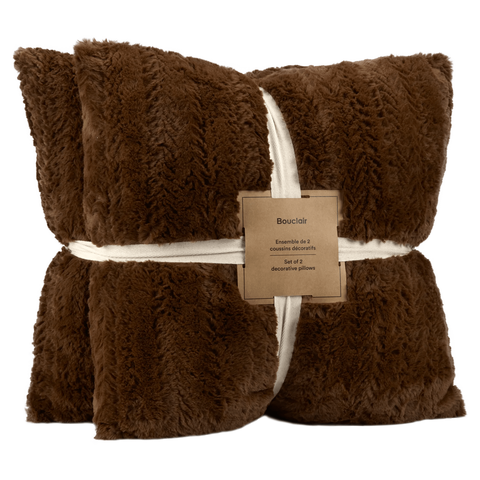 Brown Set of 2 Ellyn Decorative Pillow