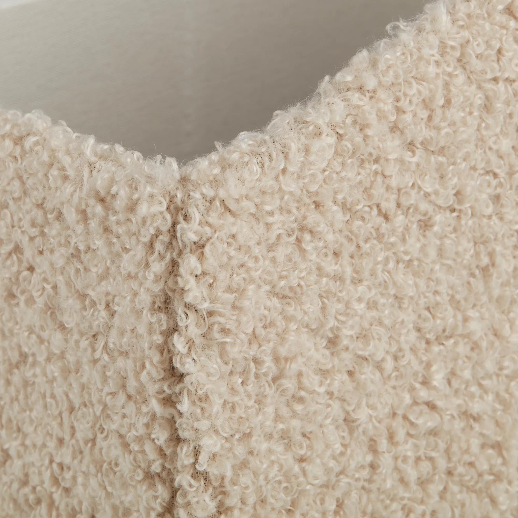 Boucle Fabric Diaper Caddy