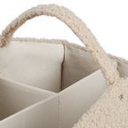Boucle Fabric Diaper Caddy