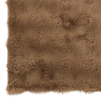 Brown Bubble Faux Fur Rug